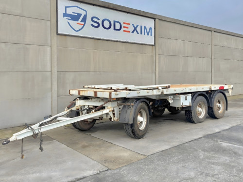 REMORQUE A TIMON - PORTE CONTENEURS