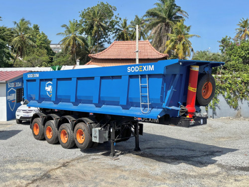 Semi-remorque benne acier 35m3 - ABIDJAN