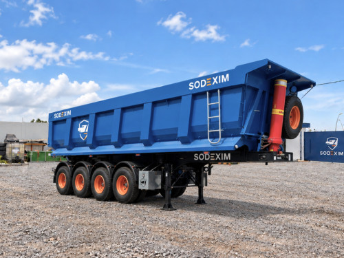 Semi-remorque benne acier 35m3 - ABIDJAN